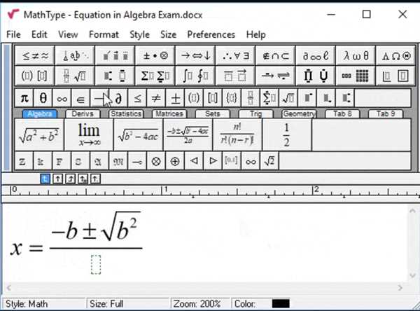 Mathtype